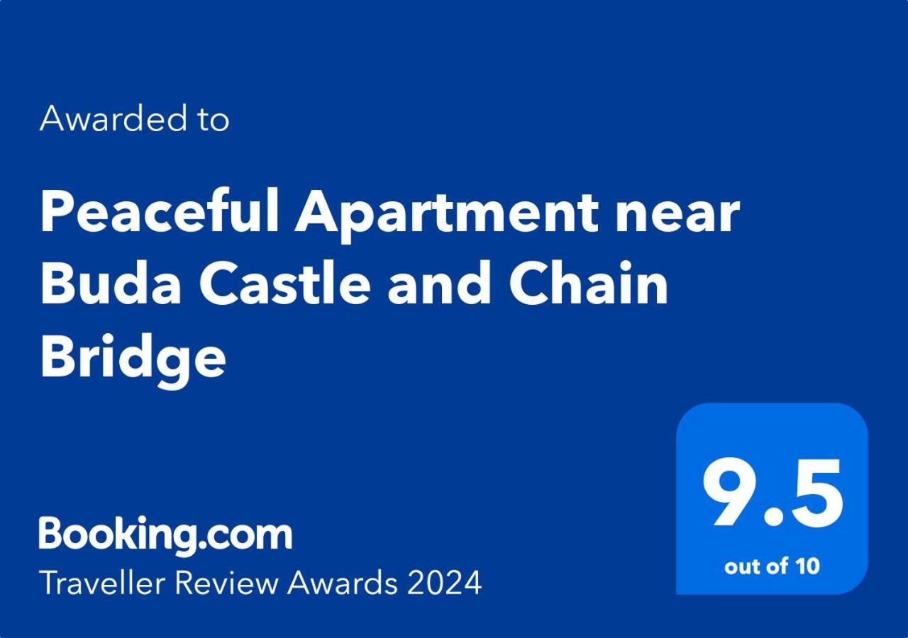 Peaceful Apartment Near Buda Castle And Chain Bridge Budapest Luaran gambar